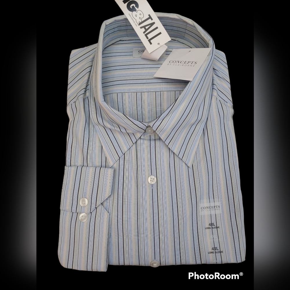 Concepts by Claiborne dress shirt Men 4XL 3XLT big-tall